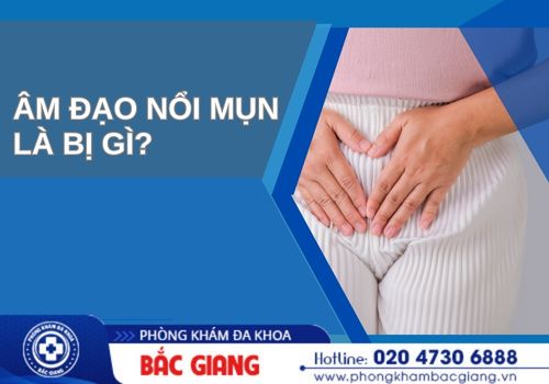 âm đạo nổi mụn là bị gì 