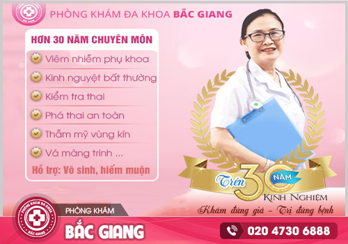 Chi phí chữa viêm phần phụ ở Bắc Giang hết bao nhiêu tiền?