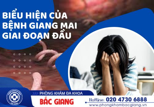 Biểu hiện của bệnh giang mai giai đoạn đầu