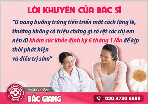 Chi phí chữa u nang buồng trứng ở Bắc Giang – Nữ giới phải trả bao nhiêu tiền?