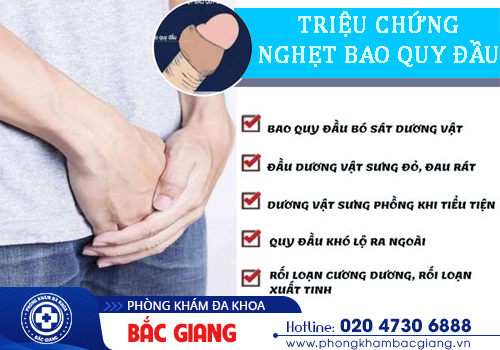 Nghẹt bao quy đầu là gì? Có nguy hiểm với sức khoẻ không?