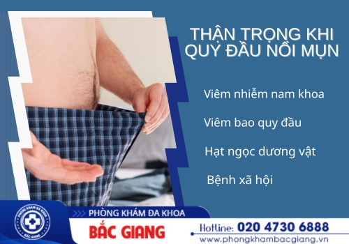 quy đầu nổi mụn
