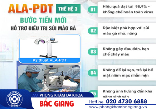 Địa chỉ xét nghiệm nhanh sùi mào gà tại Bắc Giang