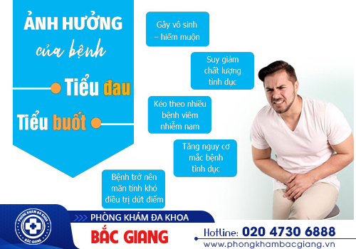 Tiểu buốt có sao không? Dấu hiệu lâm sàng của nhiều bệnh lý khác nhau