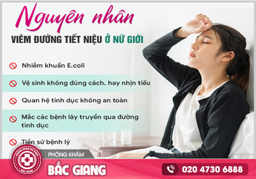 Viêm đường tiết niệu ở nữ - Nguy cơ mắc bệnh cao gấp 5 lần nam giới