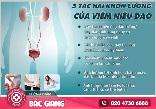 Viêm niệu đạo ở nữ giới không thể chủ quan