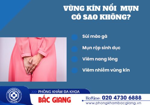 vùng kín nổi mụn